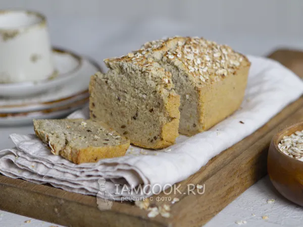 Фото готового блюда: Хлеб из зеленой гречки и пшена