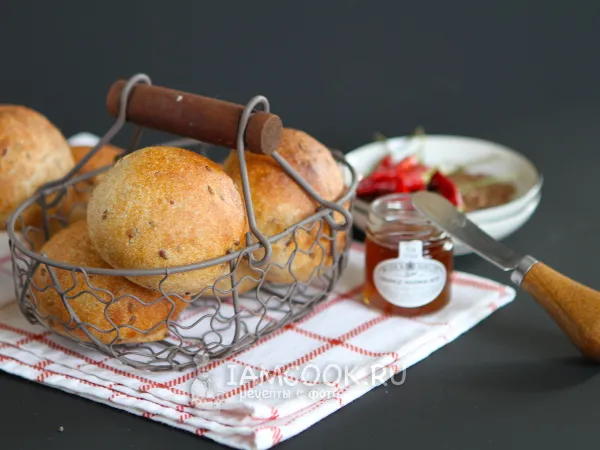 Фото блюда: Цельнозерновые булочки ПП