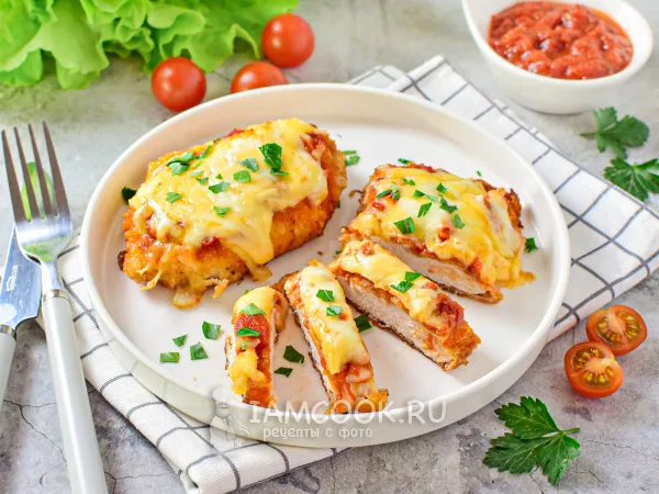 Фото блюда: Курица пармиджано