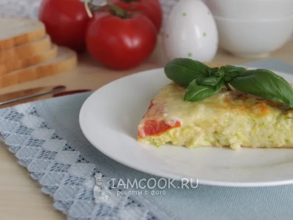 Фото блюда: Кабачковая пицца