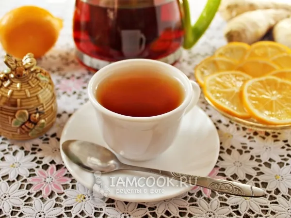 Фото блюда: Чёрный чай с имбирем