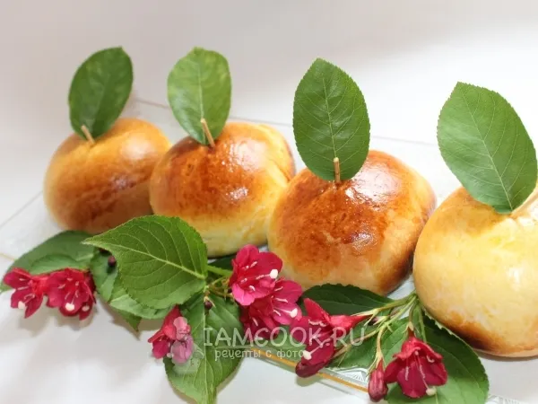 Фото блюда: Булочки «Яблочки»