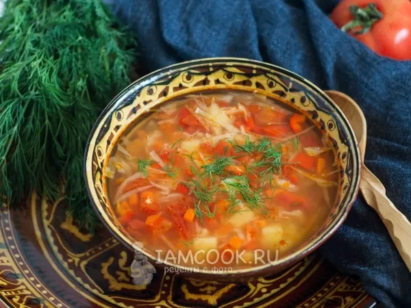 Фото готового блюда: Постные щи с булгуром