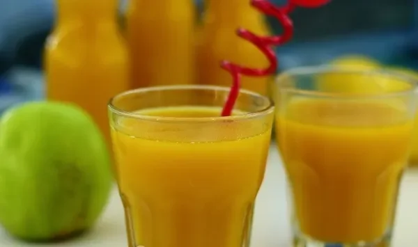 Фото блюда: Сок из тыквы с яблоками на зиму