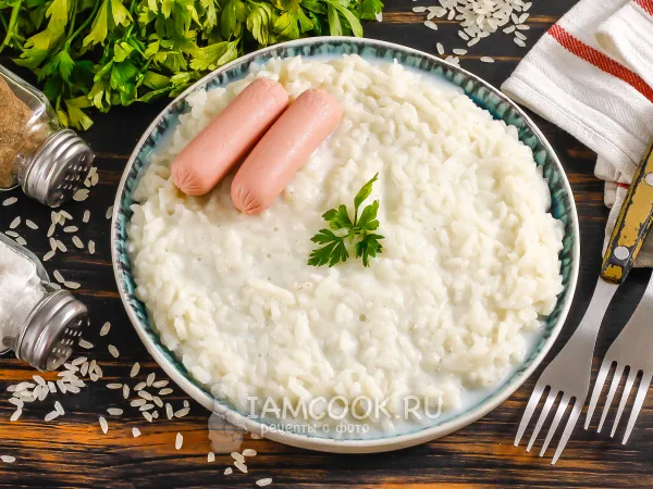 Фото блюда: Жидкая рисовая каша на молоке (размазня)