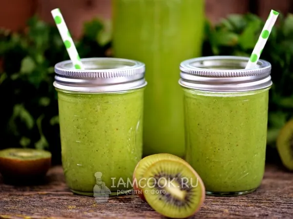 Фото блюда: Зеленый коктейль из сельдерея со щавелем