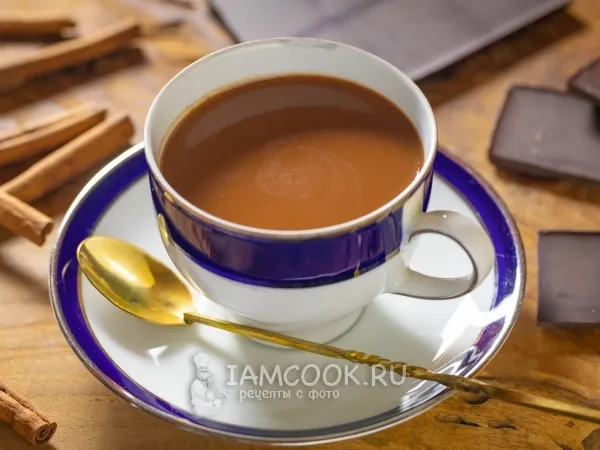 Фото блюда: Горячий шоколад с корицей