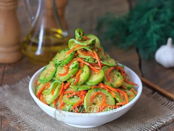 Фото блюда: Кабачки по-корейски с медом