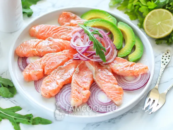 Фото блюда: Севиче из семги