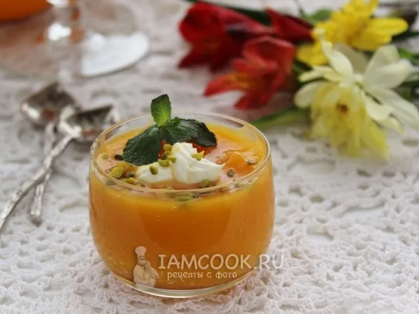 Фото готового блюда: Тыквенный десерт с цитрусовым вкусом