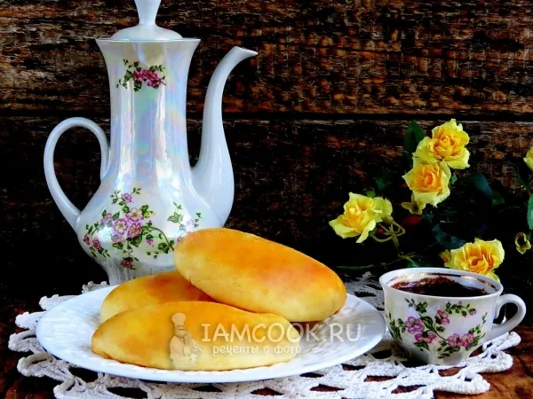 Фото готового блюда: Пирожки с картошкой и грибами в духовке