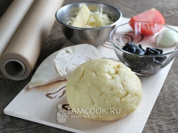 Фото блюда: Песочное тесто для пиццы