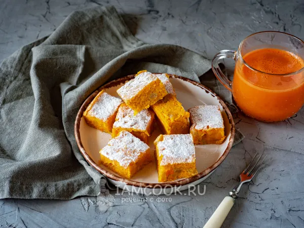 Фото блюда: Запеканка из морковного жмыха