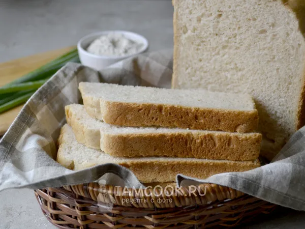Фото готового блюда: Пшенично-ржаной хлеб на сыворотке в хлебопечке