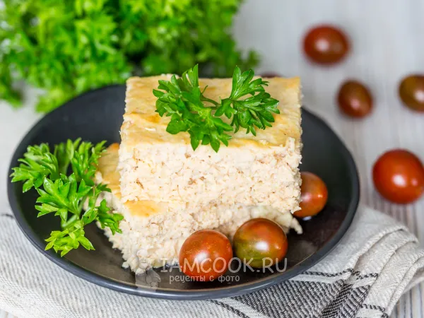 Фото блюда: Куриный пудинг в духовке