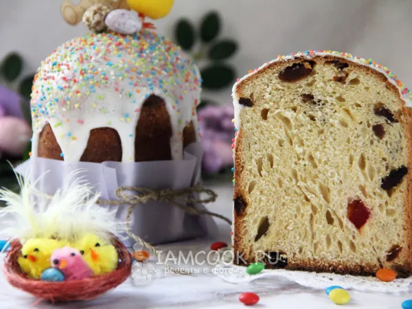 Фото готового блюда: Царский заварной кулич