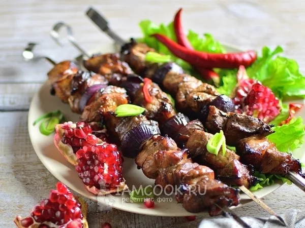 Фото готового блюда: Шашлык из свиной лопатки