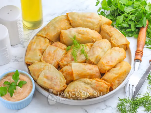 Фото блюда: Голубцы на пару в мультиварке