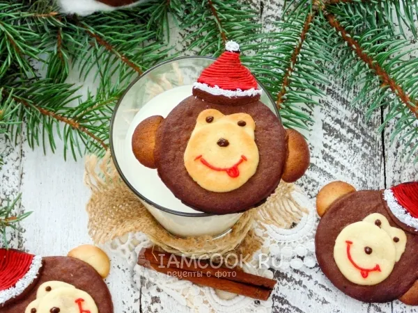 Фото готового блюда: Печенье «Обезьянка»