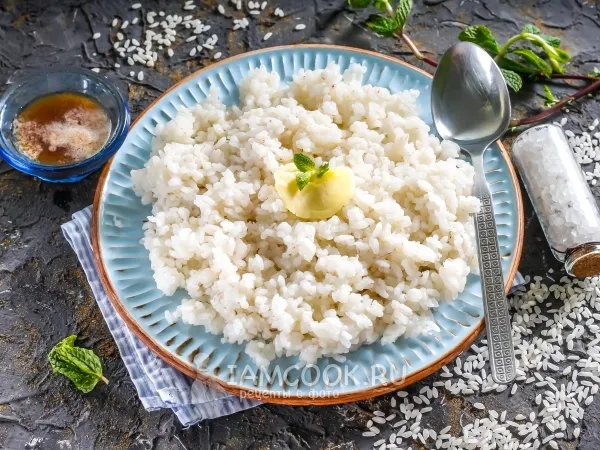 Фото блюда: Рисовая каша в микроволновке