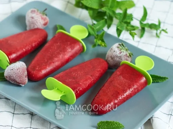 Фото блюда: Клубничный лед