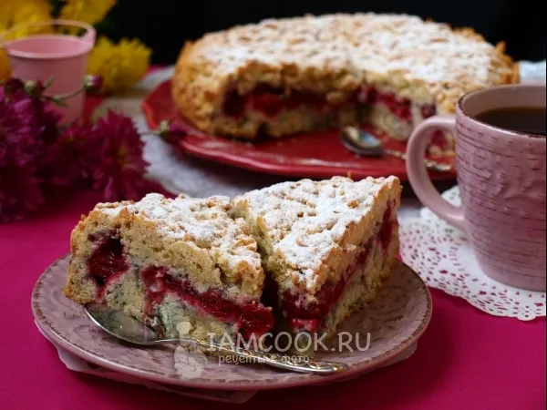 Фото блюда: Тёртый пирог с вишней