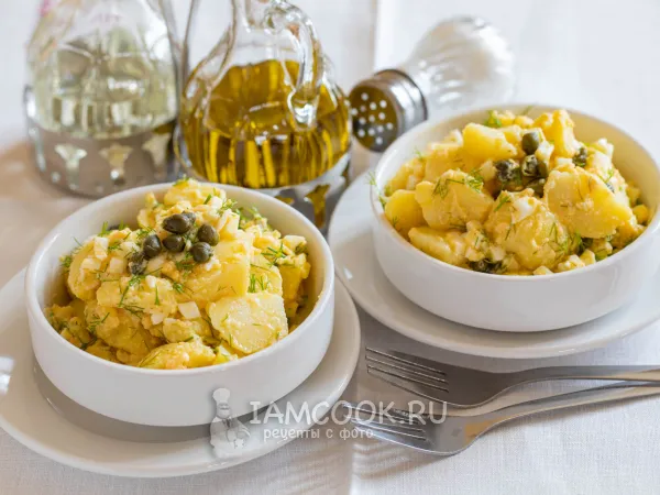 Фото блюда: Салат из картошки и яиц