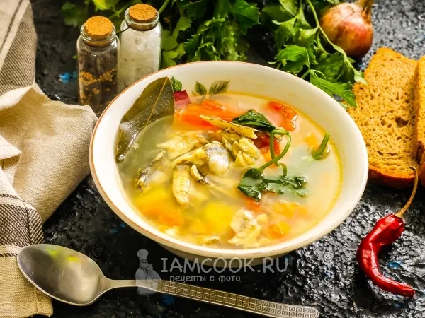 Фото блюда: Уха из мойвы