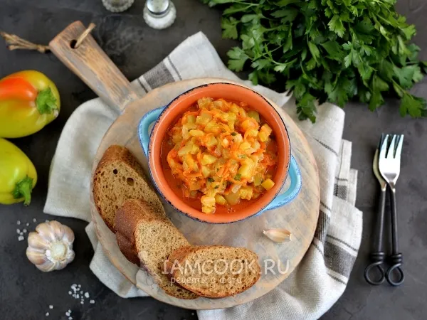 Фото блюда: Икра из болгарского перца