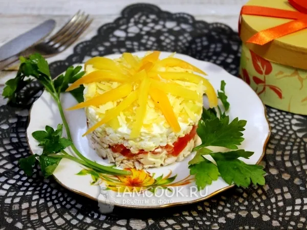 Фото блюда: Салат «Астра»