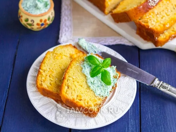 Фото готового блюда: Трижды кукурузный хлеб