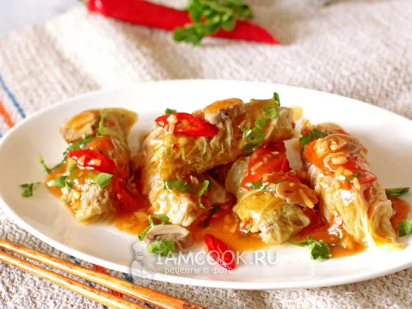Фото готового блюда: Голубцы по-китайски
