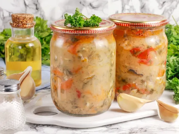 Фото блюда: Консервы из карася в домашних условиях