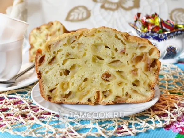 Фото готового блюда: Шарлотка в хлебопечке