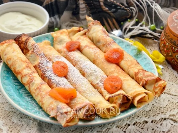 Фото блюда: Блины на сметане и молоке