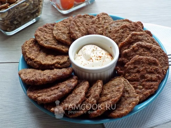 Фото готового блюда: Гречаники с печенью