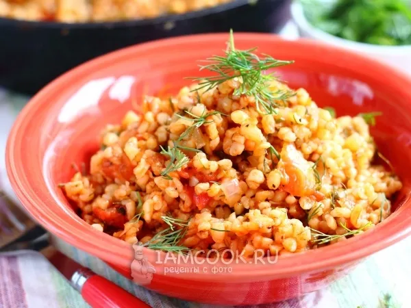 Фото готового блюда: Томатный булгур