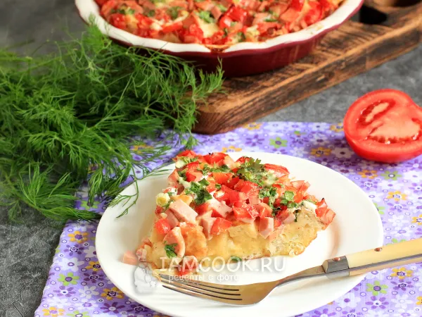 Фото блюда: Хлебная запеканка