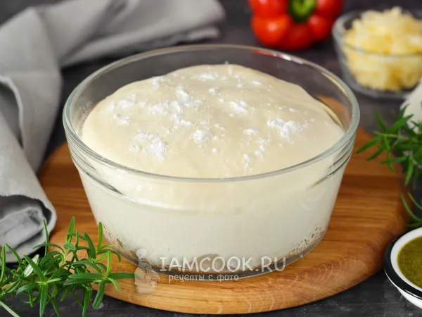 Фото готового блюда: Тесто для пиццы на кислом молоке (+пицца)