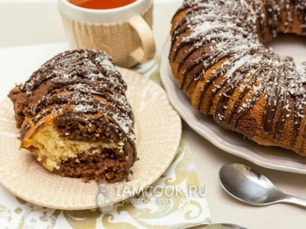 Фото блюда: Кокосовый кекс с какао