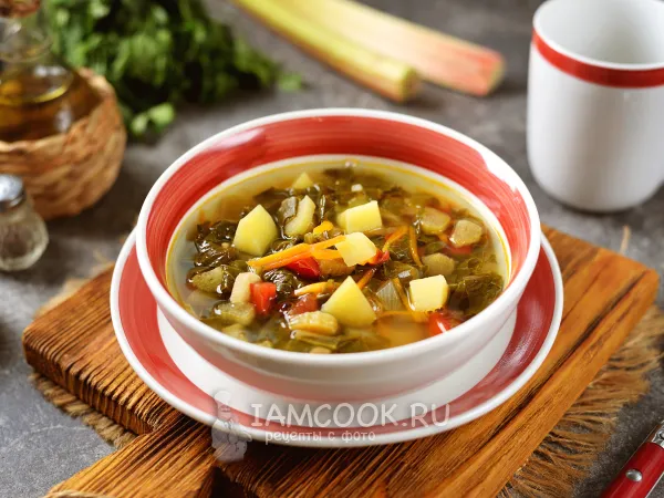 Фото блюда: Щи из ревеня