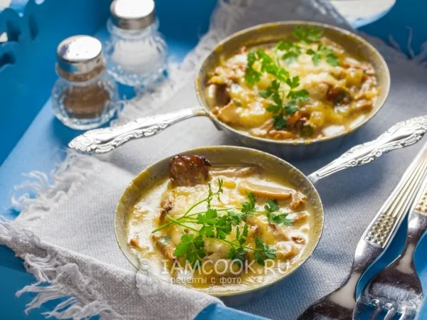 Фото блюда: Жульен из лисичек