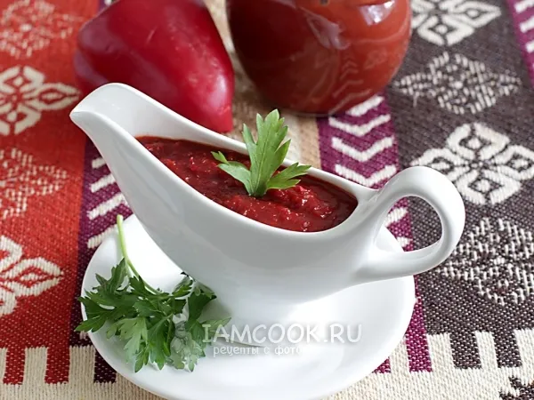 Фото блюда: Острый соус из слив и перца