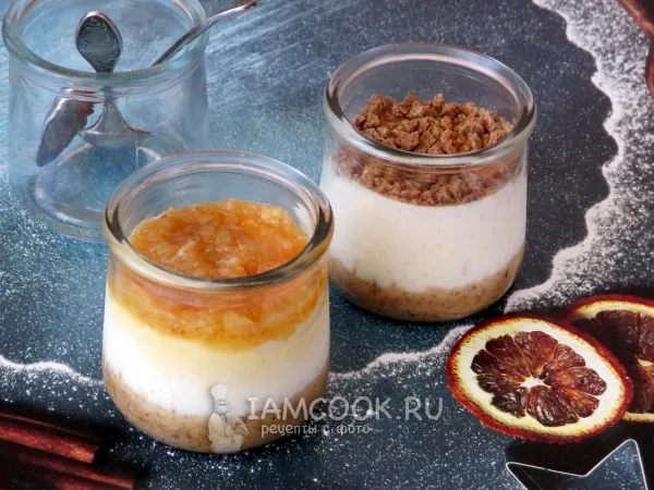 Фото блюда: Чизкейк в банках (порционный)