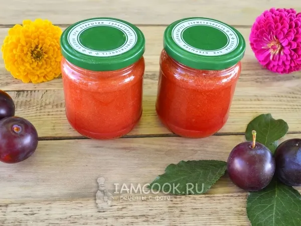 Фото блюда: Сливовый сок с мякотью на зиму