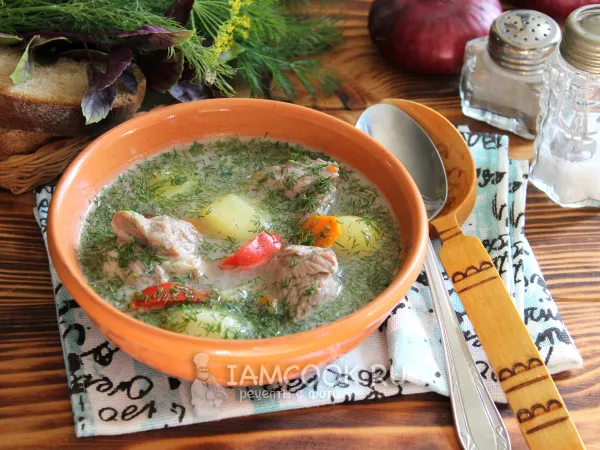 Фото готового блюда: Шулюм из свинины на костре в казане