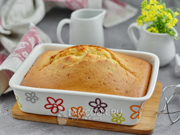 Фото блюда: Бисквит на простокваше