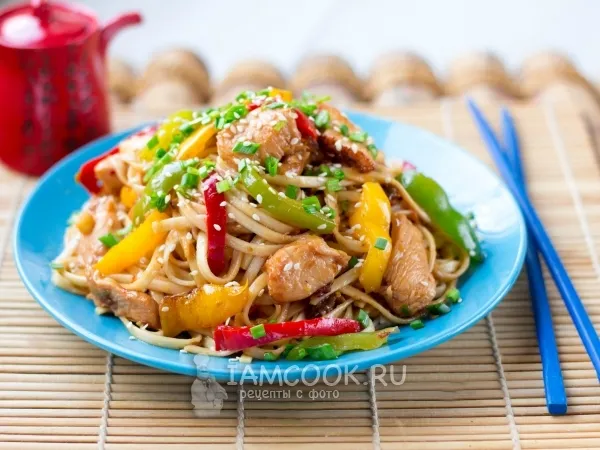 Фото готового блюда: Лапша «Ло-мейн»