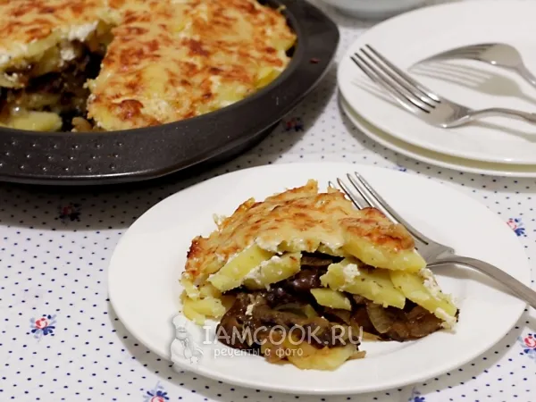 Фото блюда: Запеканка из картофеля с грибами