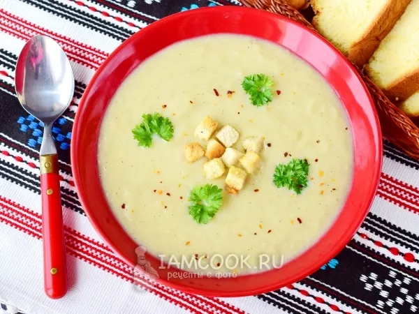 Фото блюда: Суп-пюре из цветной капусты со сливками